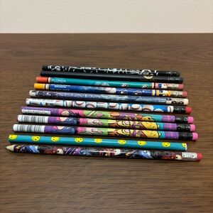 Vintage Pencil Lot Winnie The Pooh, MLB, Halloween, Etc.